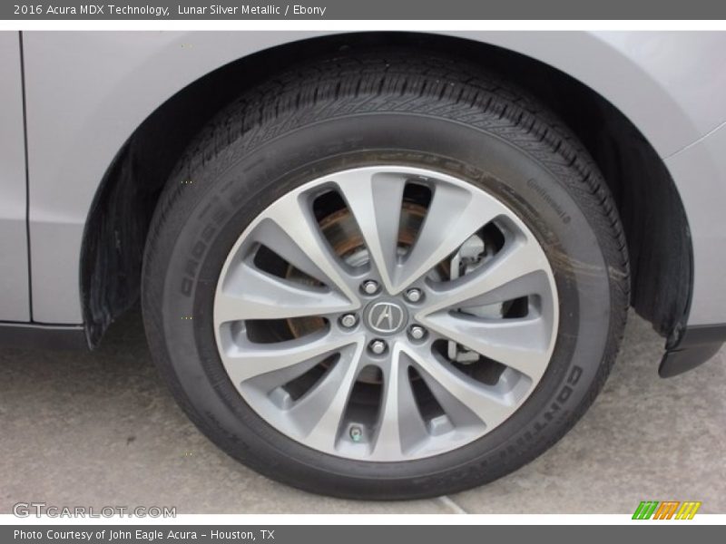 Lunar Silver Metallic / Ebony 2016 Acura MDX Technology