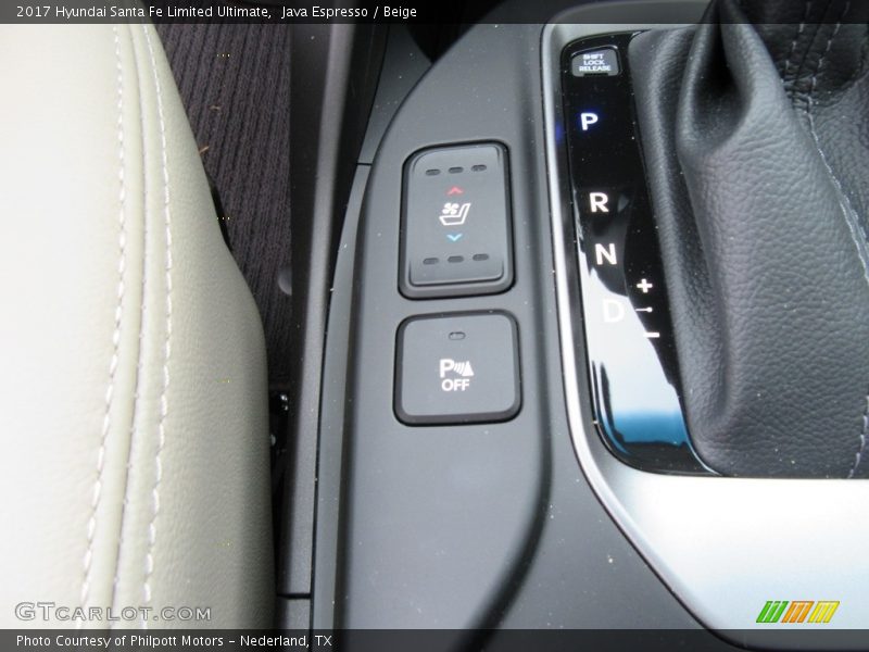 Java Espresso / Beige 2017 Hyundai Santa Fe Limited Ultimate