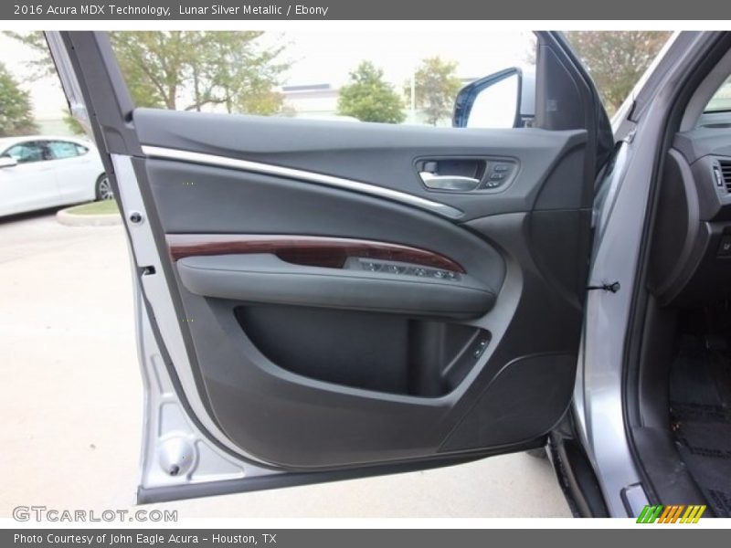 Lunar Silver Metallic / Ebony 2016 Acura MDX Technology