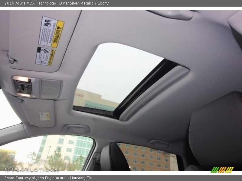 Lunar Silver Metallic / Ebony 2016 Acura MDX Technology