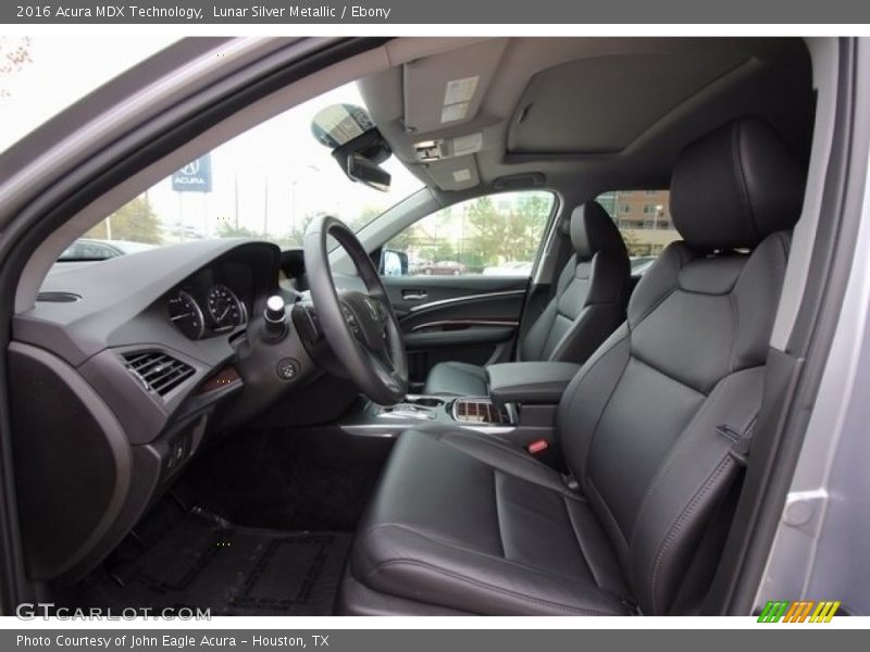 Lunar Silver Metallic / Ebony 2016 Acura MDX Technology