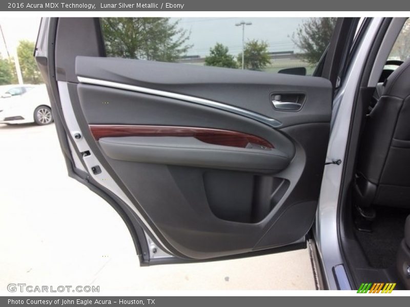 Lunar Silver Metallic / Ebony 2016 Acura MDX Technology