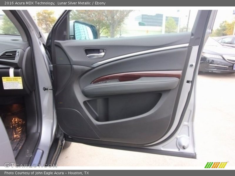 Lunar Silver Metallic / Ebony 2016 Acura MDX Technology