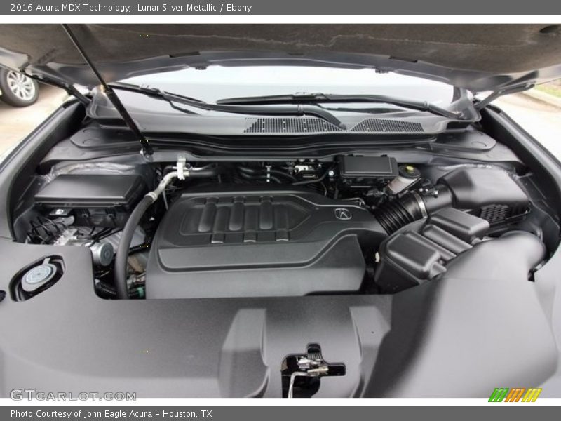 Lunar Silver Metallic / Ebony 2016 Acura MDX Technology