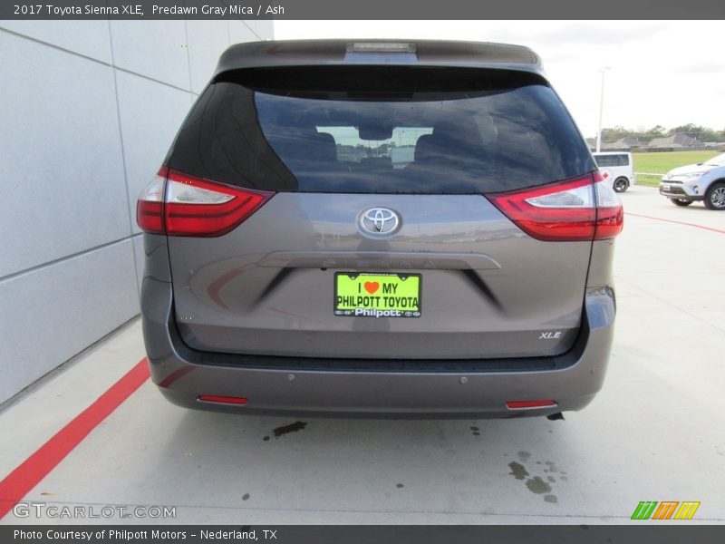 Predawn Gray Mica / Ash 2017 Toyota Sienna XLE