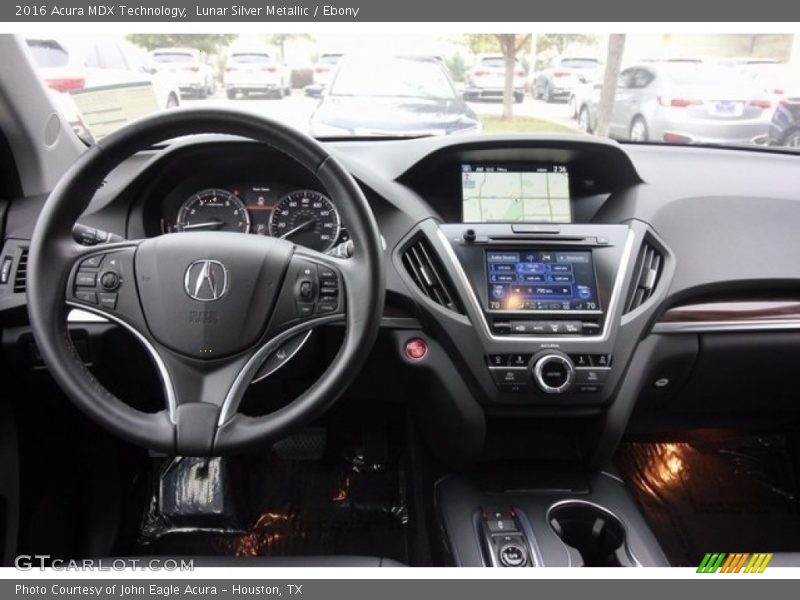 Lunar Silver Metallic / Ebony 2016 Acura MDX Technology
