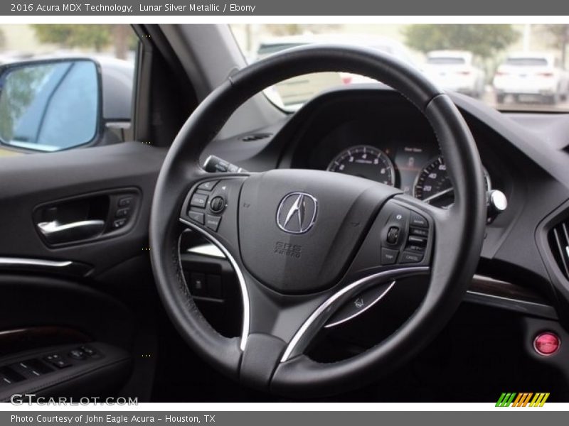 Lunar Silver Metallic / Ebony 2016 Acura MDX Technology