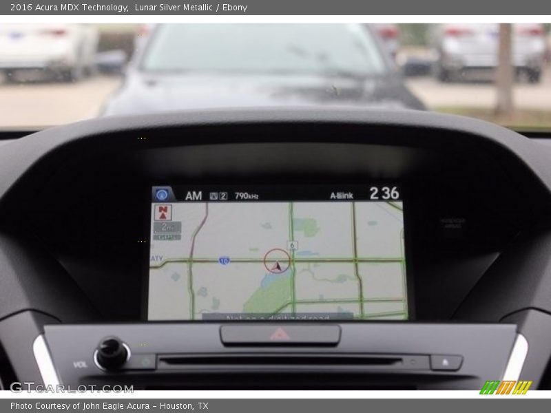 Lunar Silver Metallic / Ebony 2016 Acura MDX Technology