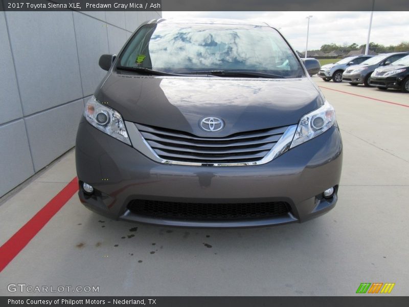 Predawn Gray Mica / Ash 2017 Toyota Sienna XLE