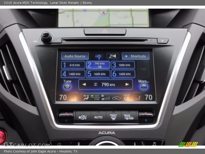 Lunar Silver Metallic / Ebony 2016 Acura MDX Technology