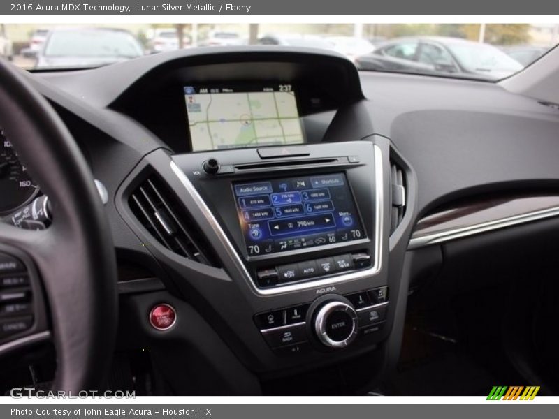 Lunar Silver Metallic / Ebony 2016 Acura MDX Technology