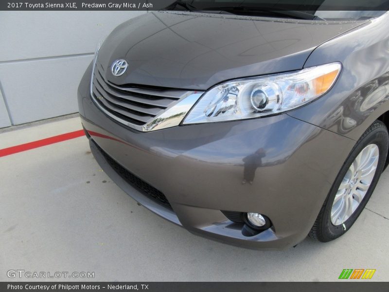 Predawn Gray Mica / Ash 2017 Toyota Sienna XLE