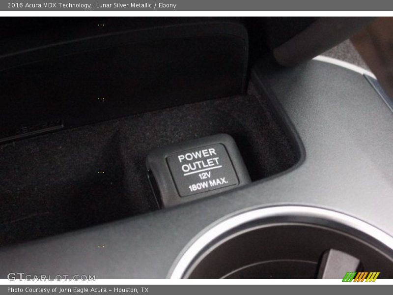 Lunar Silver Metallic / Ebony 2016 Acura MDX Technology