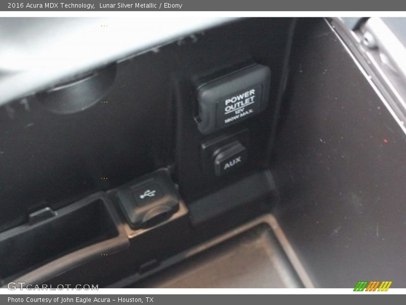 Lunar Silver Metallic / Ebony 2016 Acura MDX Technology