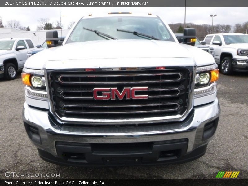 Summit White / Jet Black/Dark Ash 2017 GMC Sierra 2500HD Double Cab 4x4