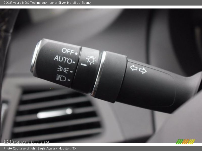 Lunar Silver Metallic / Ebony 2016 Acura MDX Technology