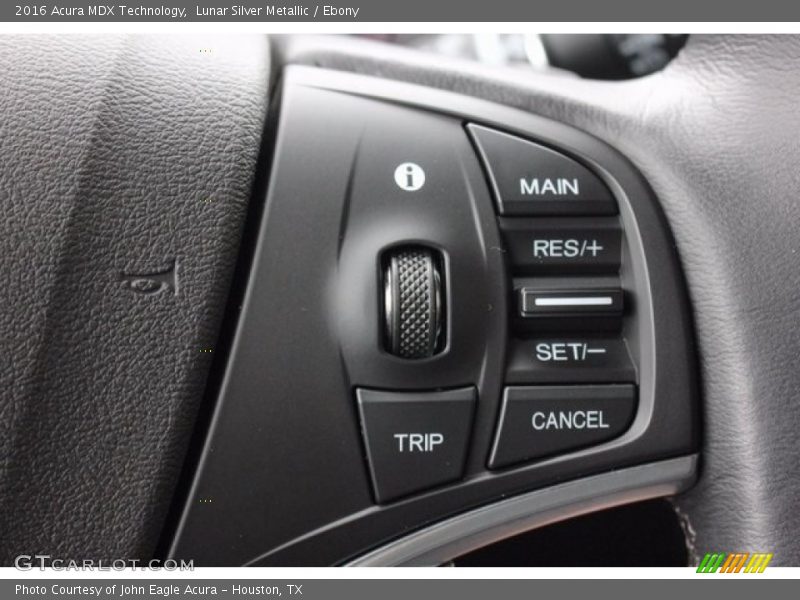 Lunar Silver Metallic / Ebony 2016 Acura MDX Technology