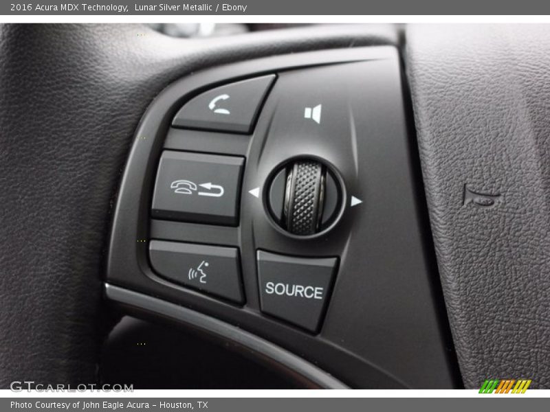 Lunar Silver Metallic / Ebony 2016 Acura MDX Technology