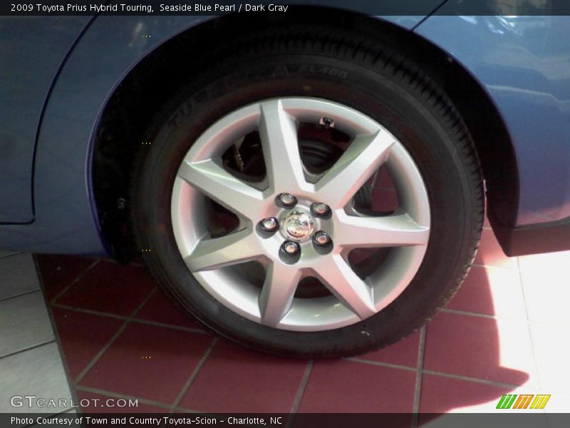 Seaside Blue Pearl / Dark Gray 2009 Toyota Prius Hybrid Touring