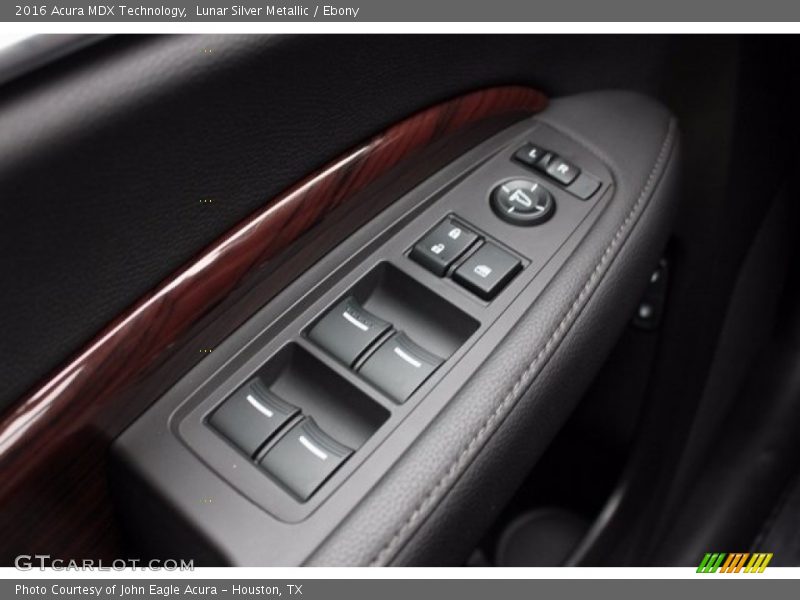 Lunar Silver Metallic / Ebony 2016 Acura MDX Technology