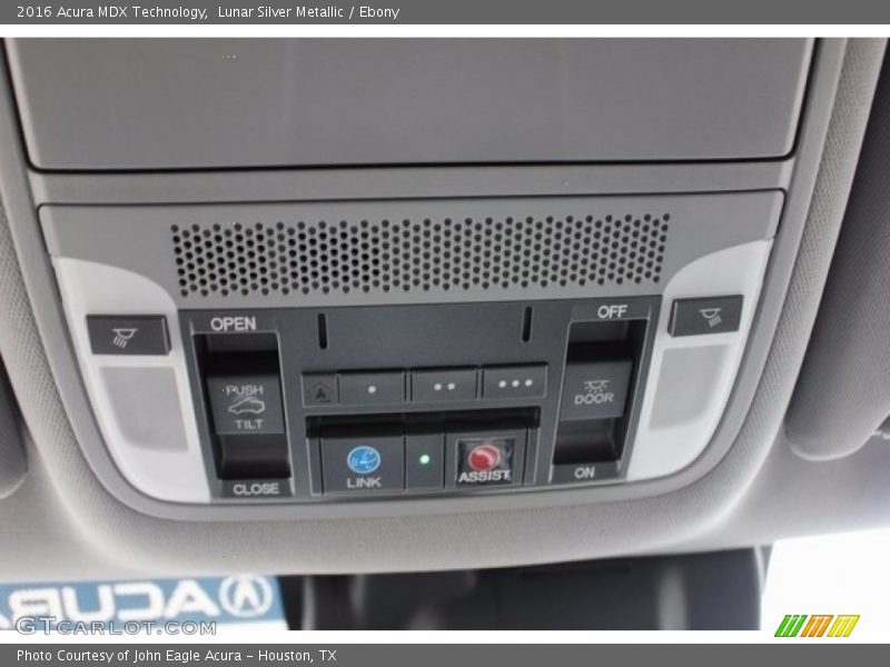 Lunar Silver Metallic / Ebony 2016 Acura MDX Technology