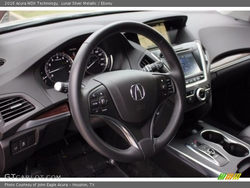 Lunar Silver Metallic / Ebony 2016 Acura MDX Technology
