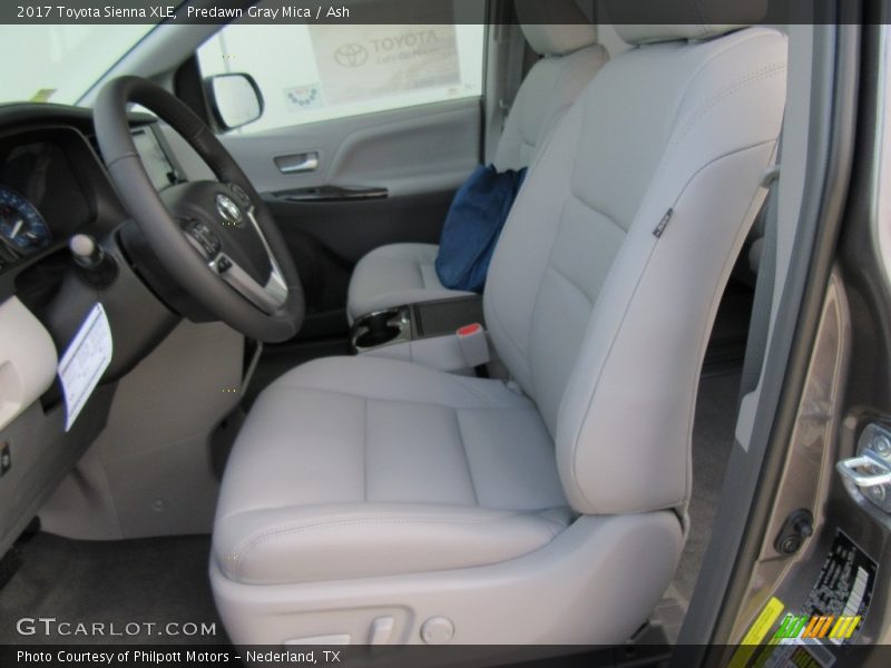 Predawn Gray Mica / Ash 2017 Toyota Sienna XLE