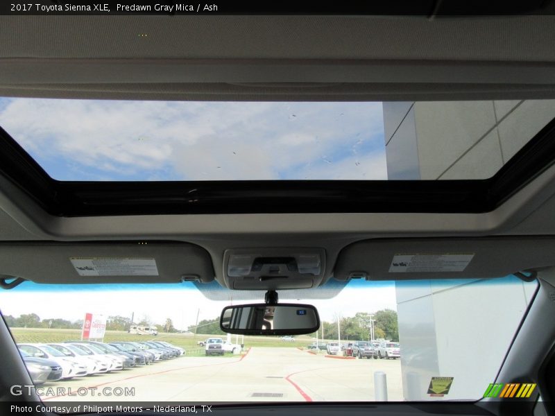 Predawn Gray Mica / Ash 2017 Toyota Sienna XLE