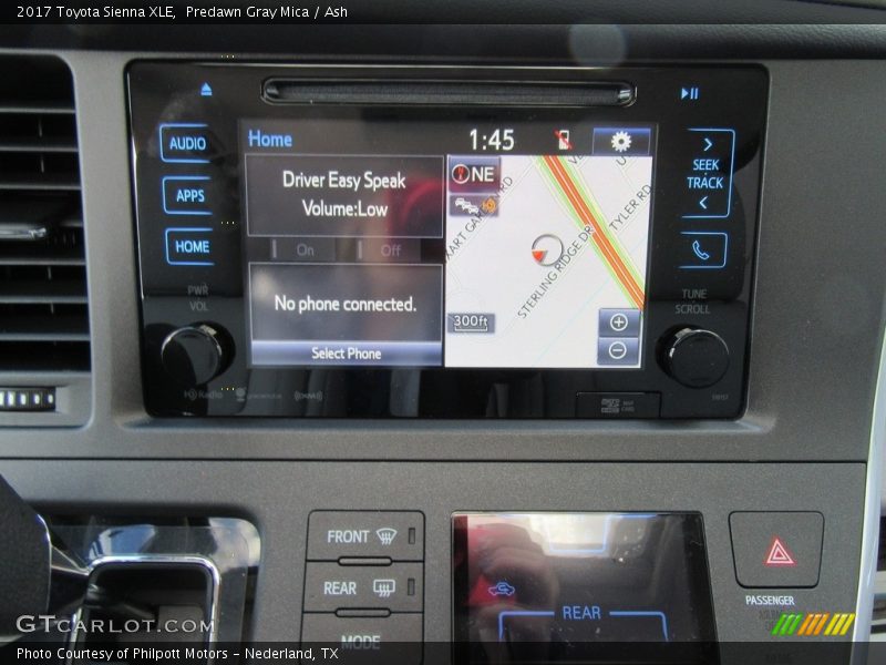 Predawn Gray Mica / Ash 2017 Toyota Sienna XLE