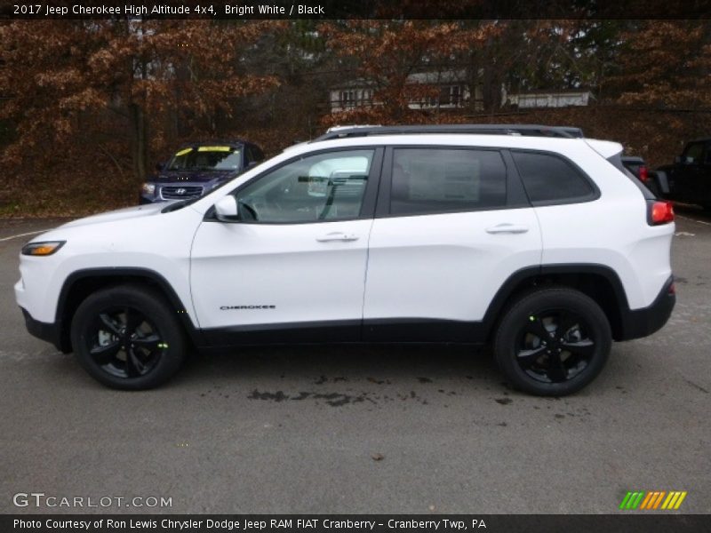 Bright White / Black 2017 Jeep Cherokee High Altitude 4x4