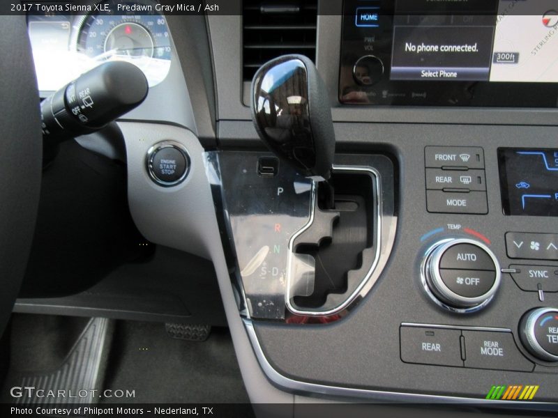 Predawn Gray Mica / Ash 2017 Toyota Sienna XLE