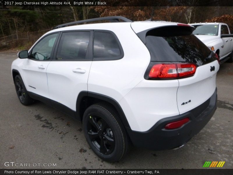 Bright White / Black 2017 Jeep Cherokee High Altitude 4x4