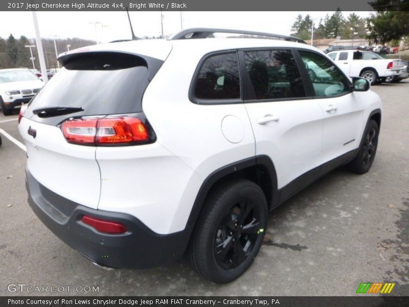 Bright White / Black 2017 Jeep Cherokee High Altitude 4x4