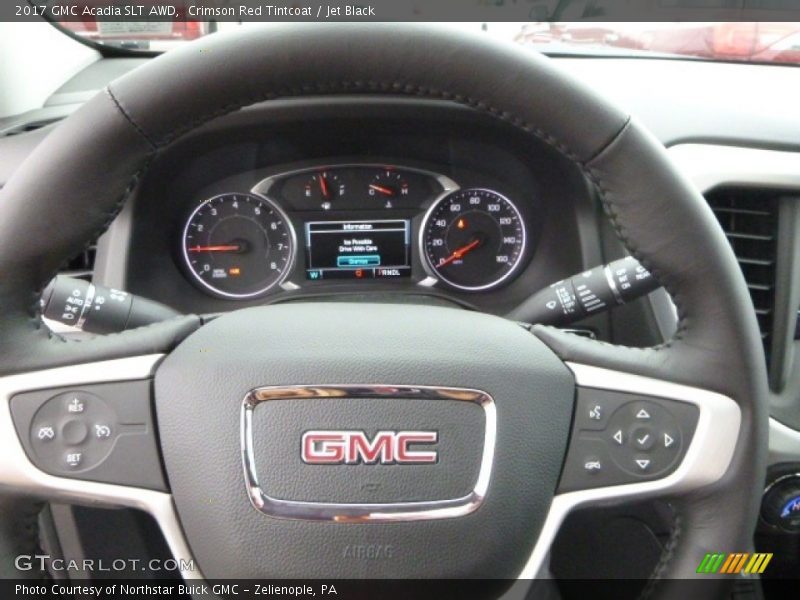 Crimson Red Tintcoat / Jet Black 2017 GMC Acadia SLT AWD
