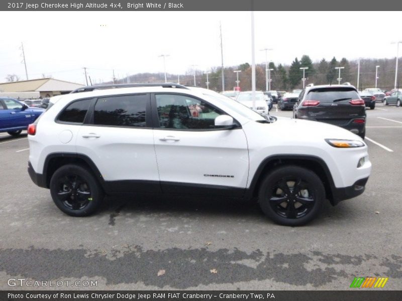 Bright White / Black 2017 Jeep Cherokee High Altitude 4x4