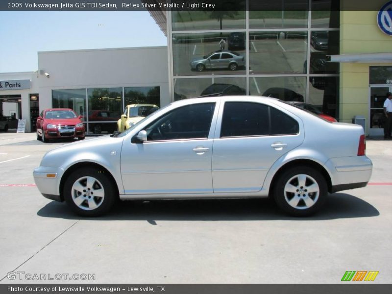 Reflex Silver Metallic / Light Grey 2005 Volkswagen Jetta GLS TDI Sedan