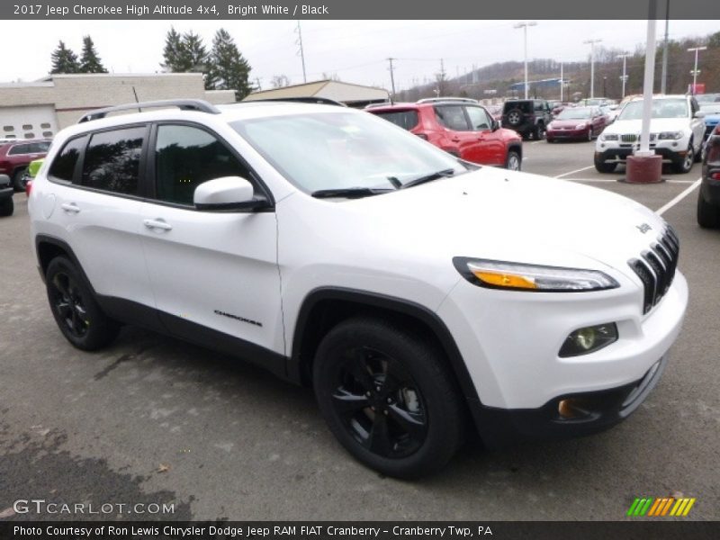 Bright White / Black 2017 Jeep Cherokee High Altitude 4x4