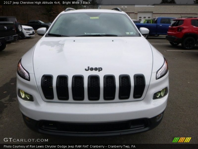 Bright White / Black 2017 Jeep Cherokee High Altitude 4x4