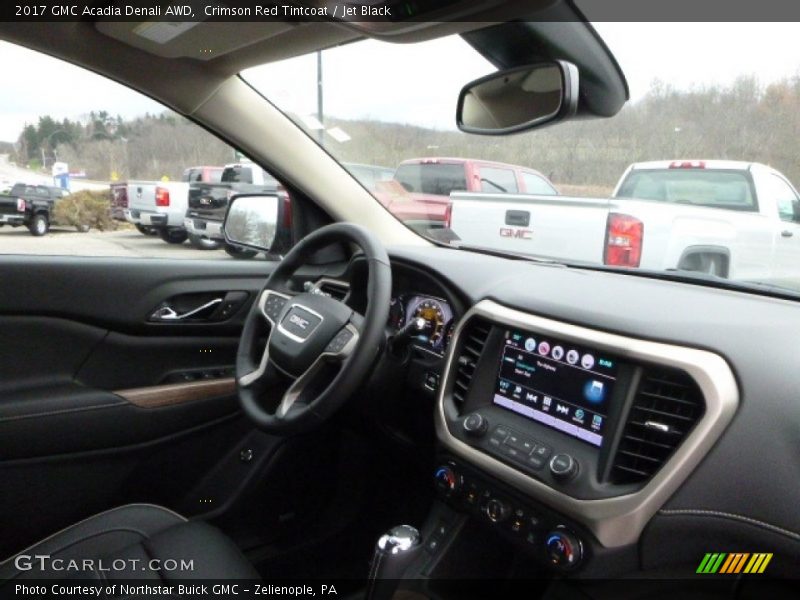 Crimson Red Tintcoat / Jet Black 2017 GMC Acadia Denali AWD