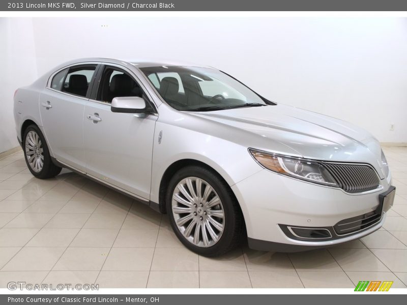 Silver Diamond / Charcoal Black 2013 Lincoln MKS FWD