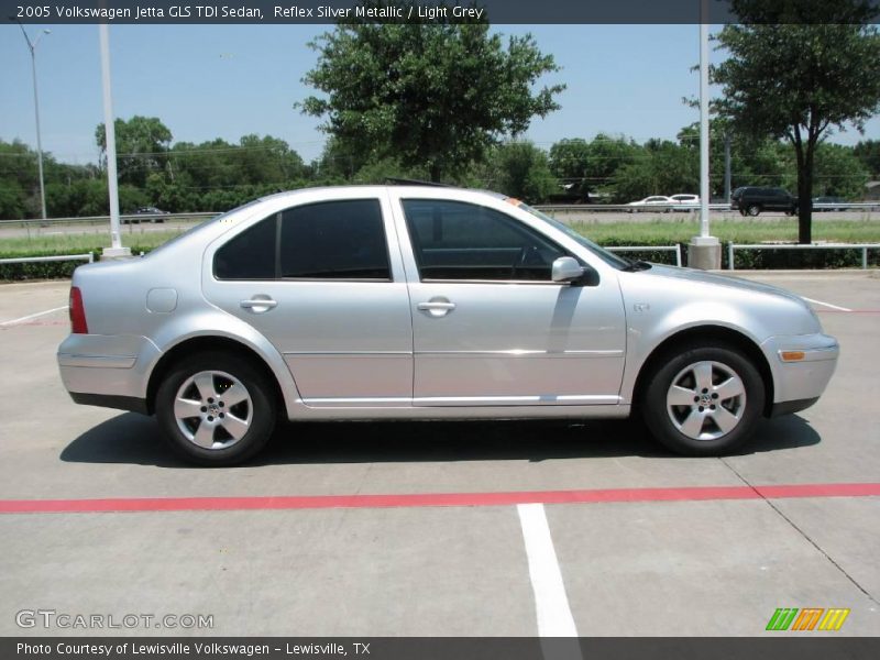 Reflex Silver Metallic / Light Grey 2005 Volkswagen Jetta GLS TDI Sedan