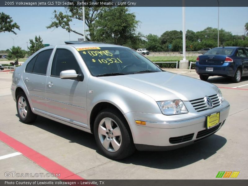 Reflex Silver Metallic / Light Grey 2005 Volkswagen Jetta GLS TDI Sedan