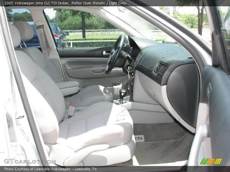 Reflex Silver Metallic / Light Grey 2005 Volkswagen Jetta GLS TDI Sedan