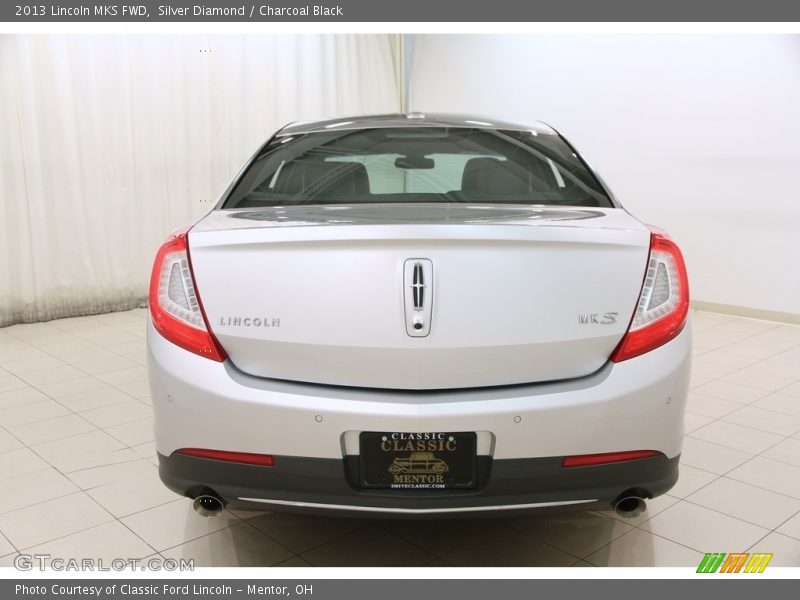 Silver Diamond / Charcoal Black 2013 Lincoln MKS FWD