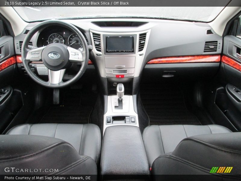 Crystal Black Silica / Off Black 2010 Subaru Legacy 2.5i Limited Sedan