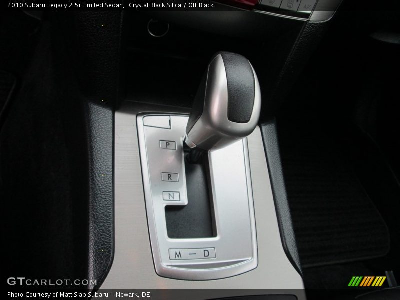 Crystal Black Silica / Off Black 2010 Subaru Legacy 2.5i Limited Sedan