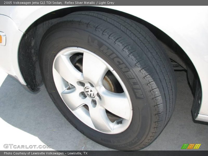Reflex Silver Metallic / Light Grey 2005 Volkswagen Jetta GLS TDI Sedan