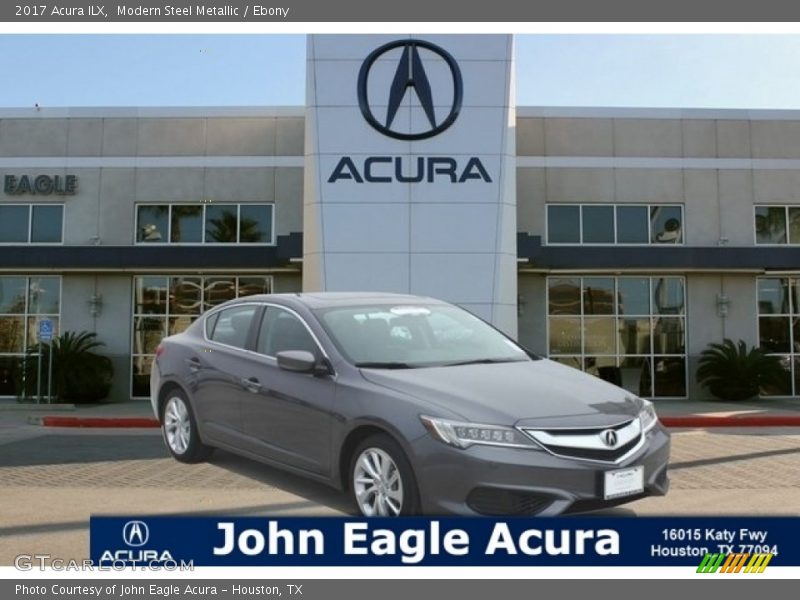 Modern Steel Metallic / Ebony 2017 Acura ILX