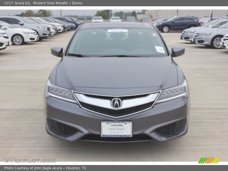Modern Steel Metallic / Ebony 2017 Acura ILX