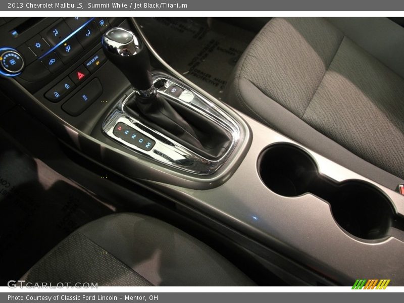 Summit White / Jet Black/Titanium 2013 Chevrolet Malibu LS